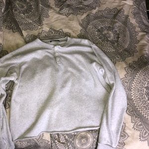 Gray sweatshirt